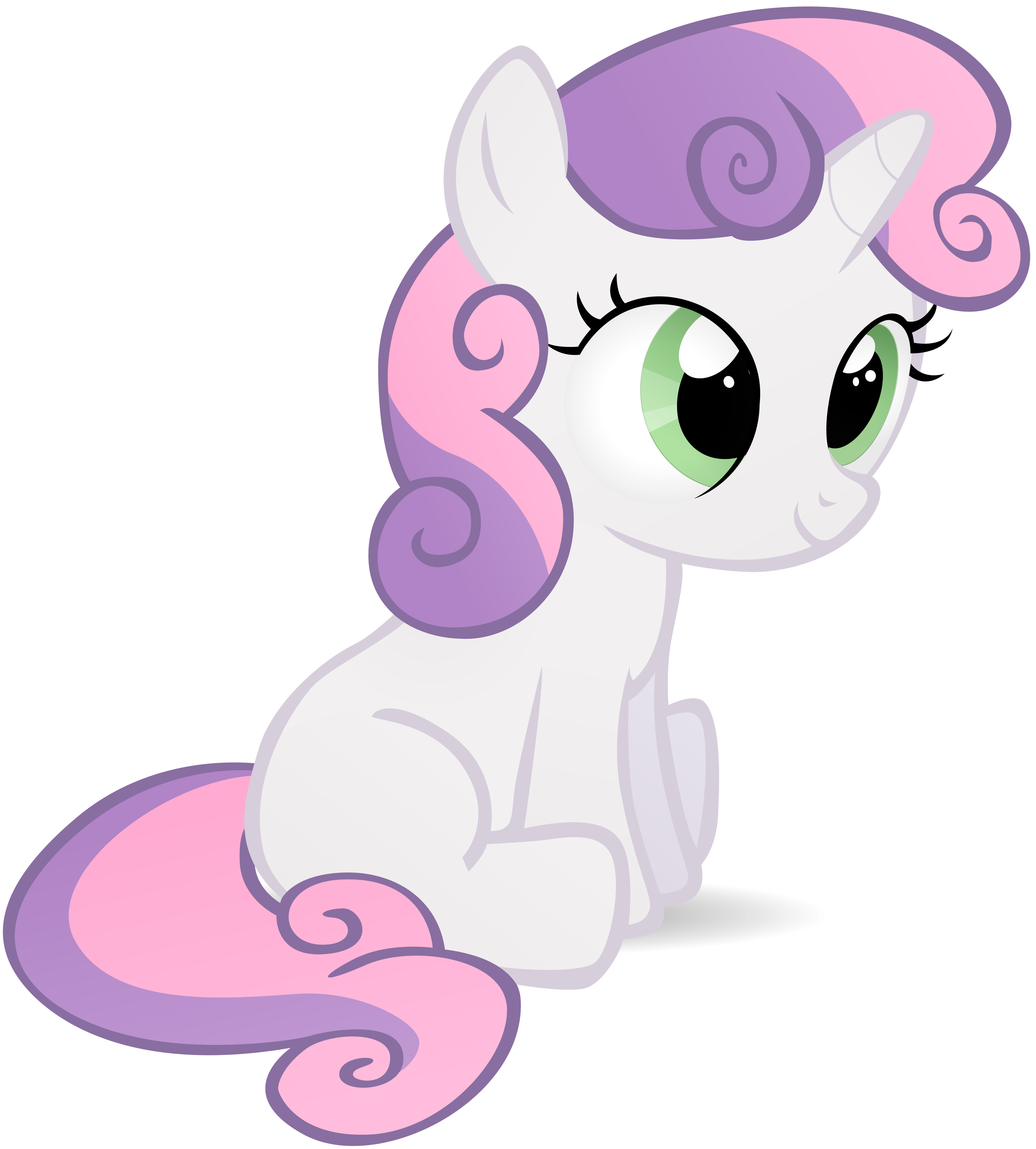 Sweetie Belle Thinking